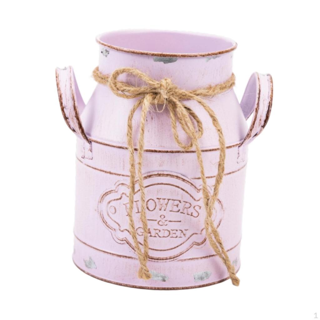 Desktop Storage Barrel for Garden Flower Arrangement