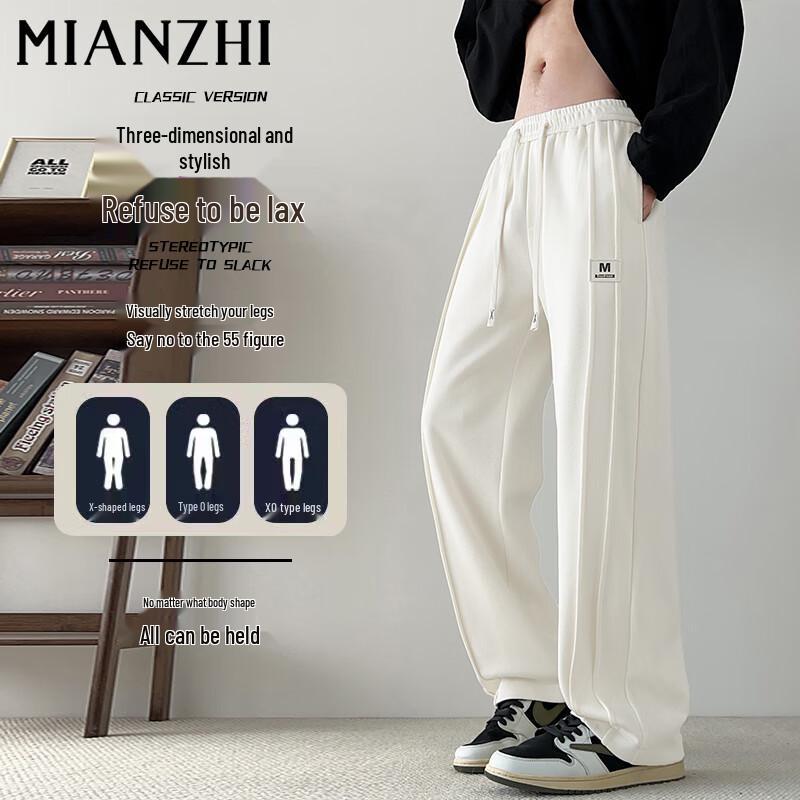 

Men s Loose Wide-Leg Casual Sweatpants XL