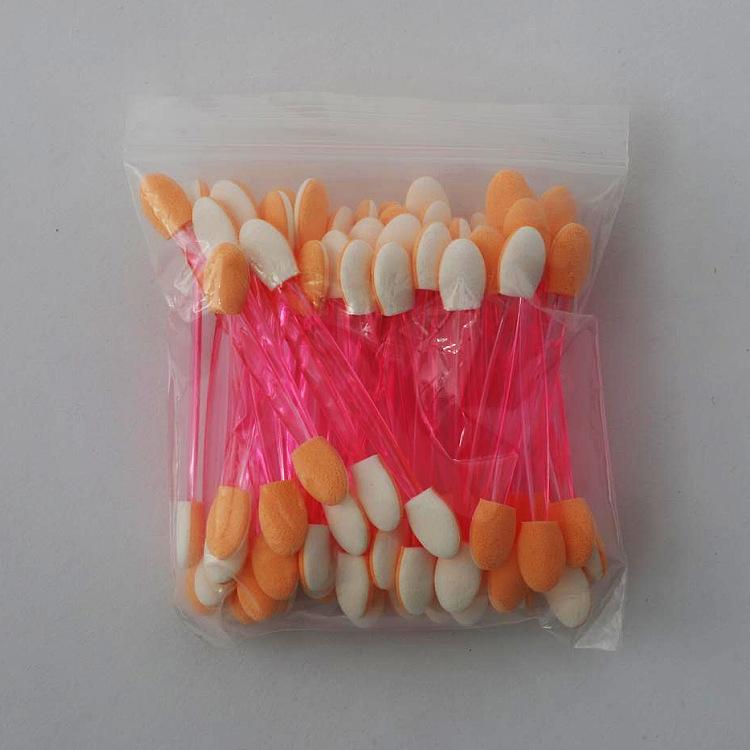 50Pcs Double-Ended Latex Sponge Eyeshadow Applicator, 7.5cm Makeup Tool for Nail Art Blending, Must-Have Beauty Essential