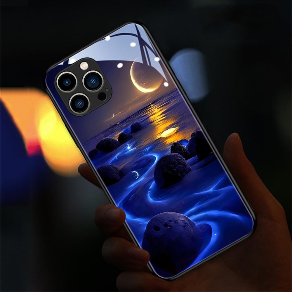 Stylish LED IPhone Case - 7-Color Flashing Cover