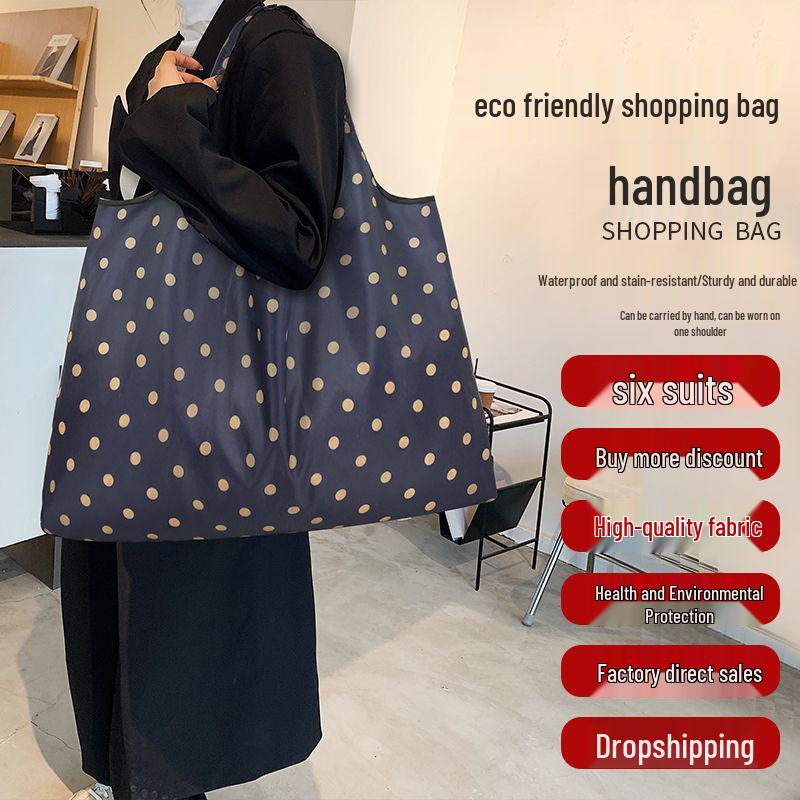 Umweltfreundliche Faltbare Wasserdichte Tragetasche: Schulter-Shopping- & Mama-Aufbewahrungstasche