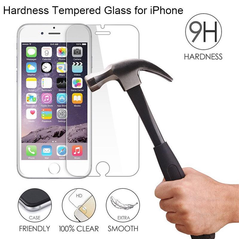 Buy Protection Tempered Glass For iPhone 11 Pro 8 6 6s Plus Clear Hard