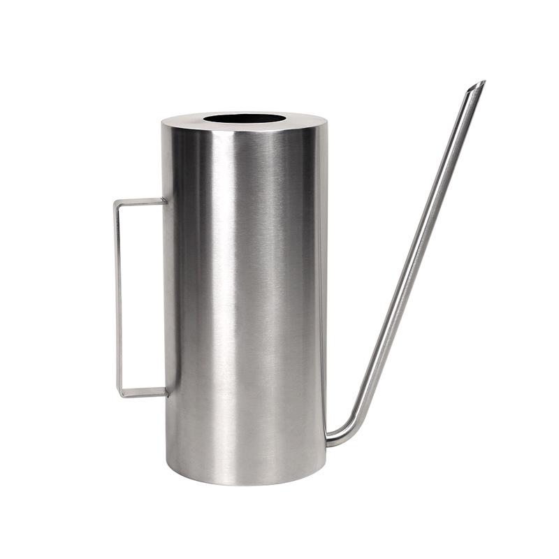 Stainless Steel Indoor Watering Can with Long Spout and Spray Bottle for Gardening and Plant Care