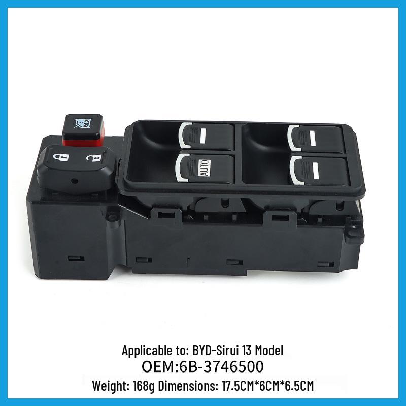 BYD S7 2013 Window Button Switch Assembly (Part No. 6B-3746500)