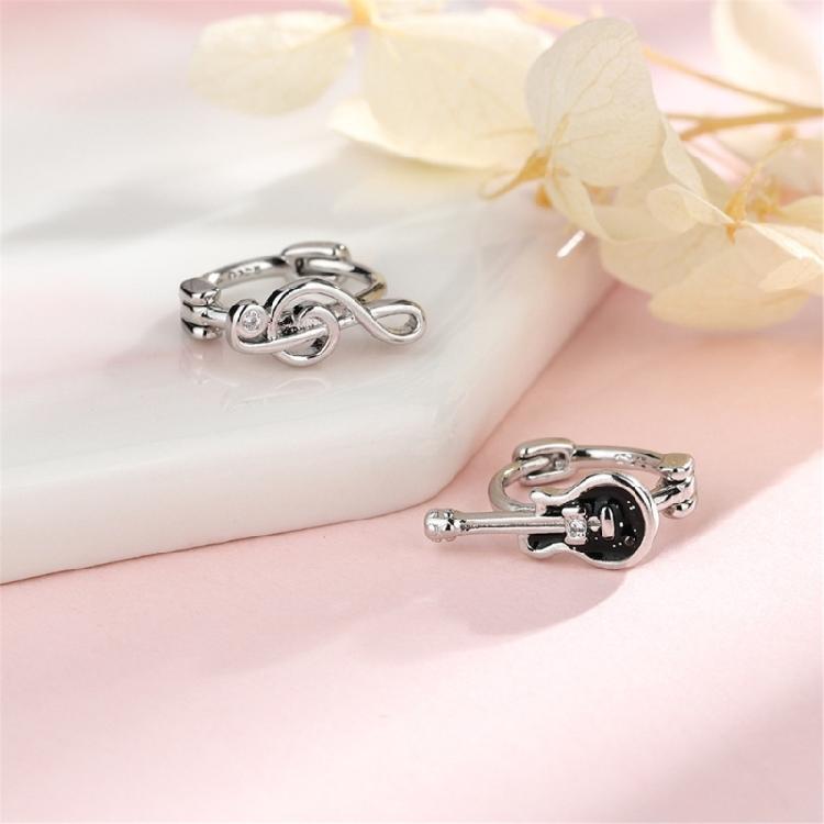 Stage Ready Music Note Ear Accessories Copper Crafted Rock Styles Jewelry for Daily Use