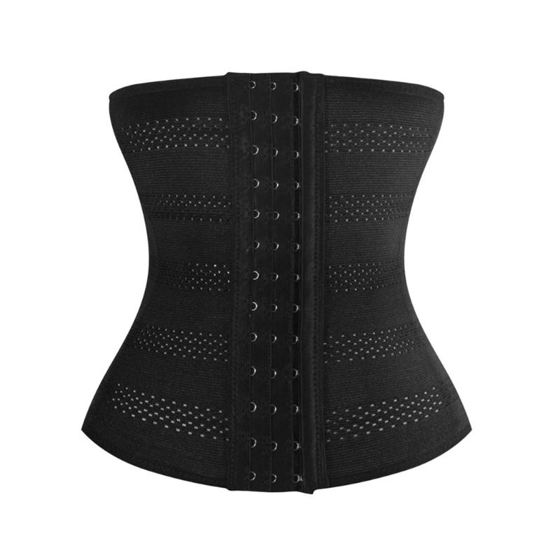Waist Trainer for Women Breathable Underbust Waist Cincher Trimmer Corsets Hourglass Body Shaper Sport Girdle with Hooks