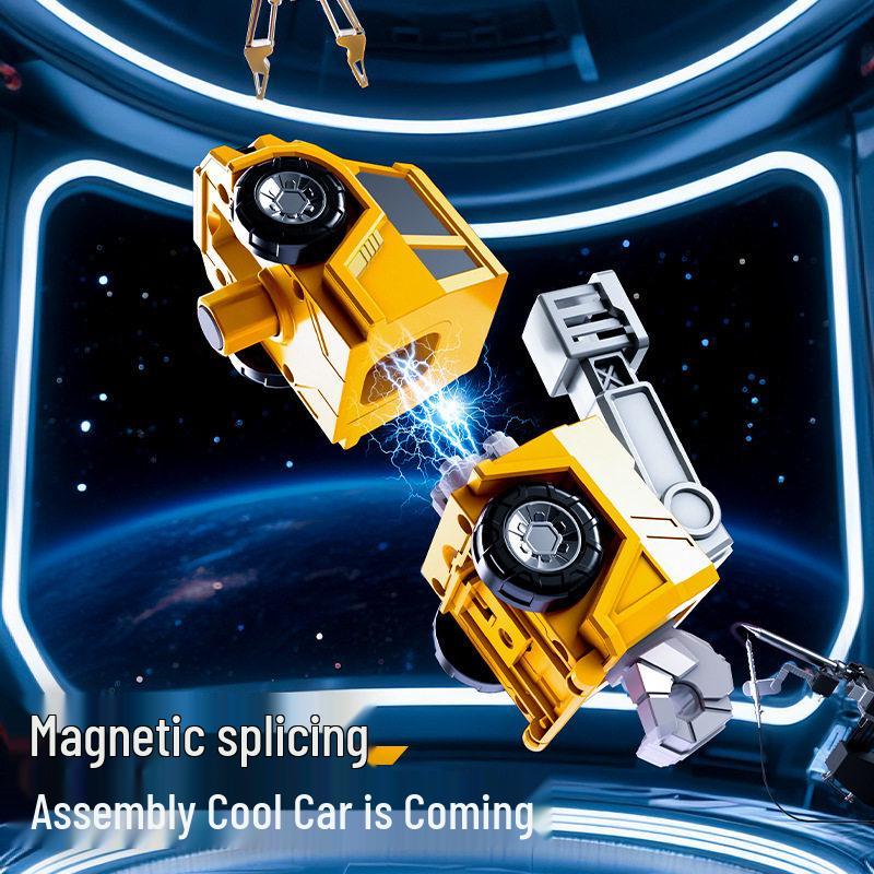 Magnetic Deformation Toy Car & Robot Assembly
