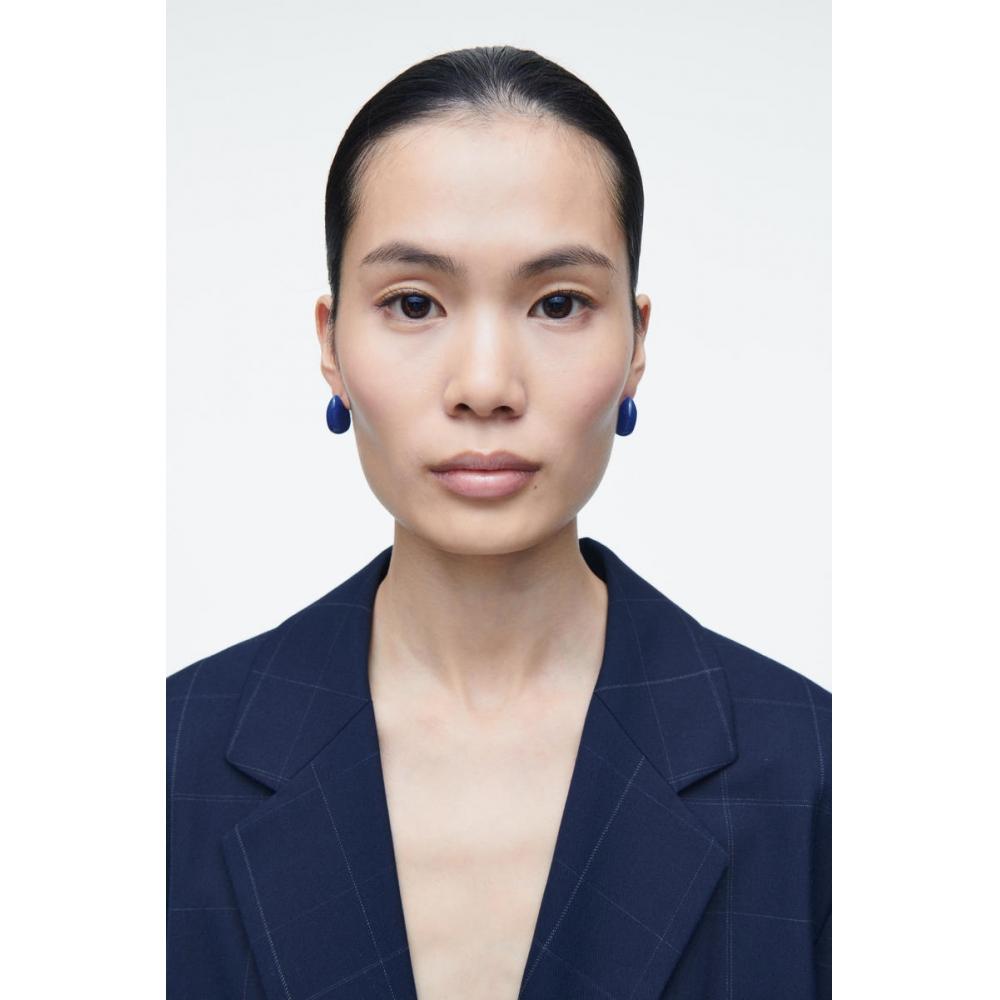 

Cos Japan Mini Glass Droplet Earrings cobalt/NOSIZE