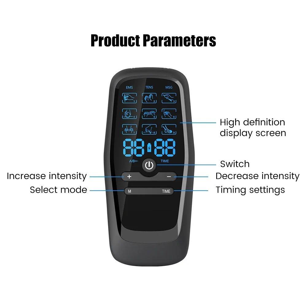 Electro Stimulator Physiotherapy Tens Muscle Stimulator Electric EMS Acupuncture Body Massage Digital Therapy Slimming Machine