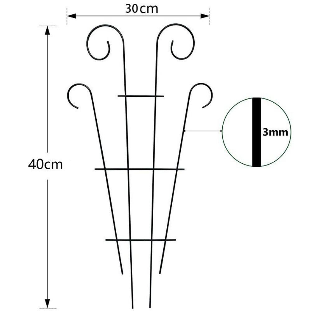 For Flower Pot Plant Fixed Stake Flower Leaves Support Stick Climber Pole Plant Climbing Frame