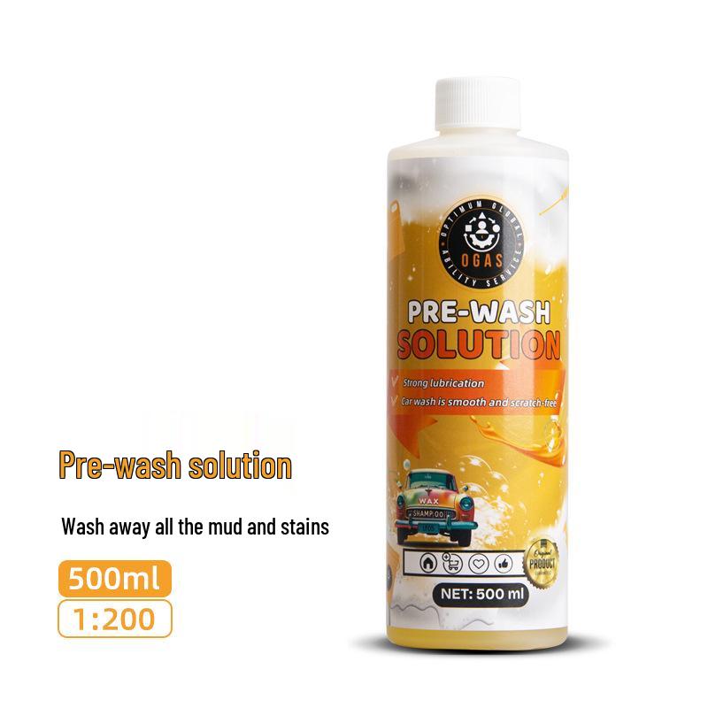 

High-Foam Car Wax & Wash: Concentrated Decontaminant, Polish, and Water Repellent