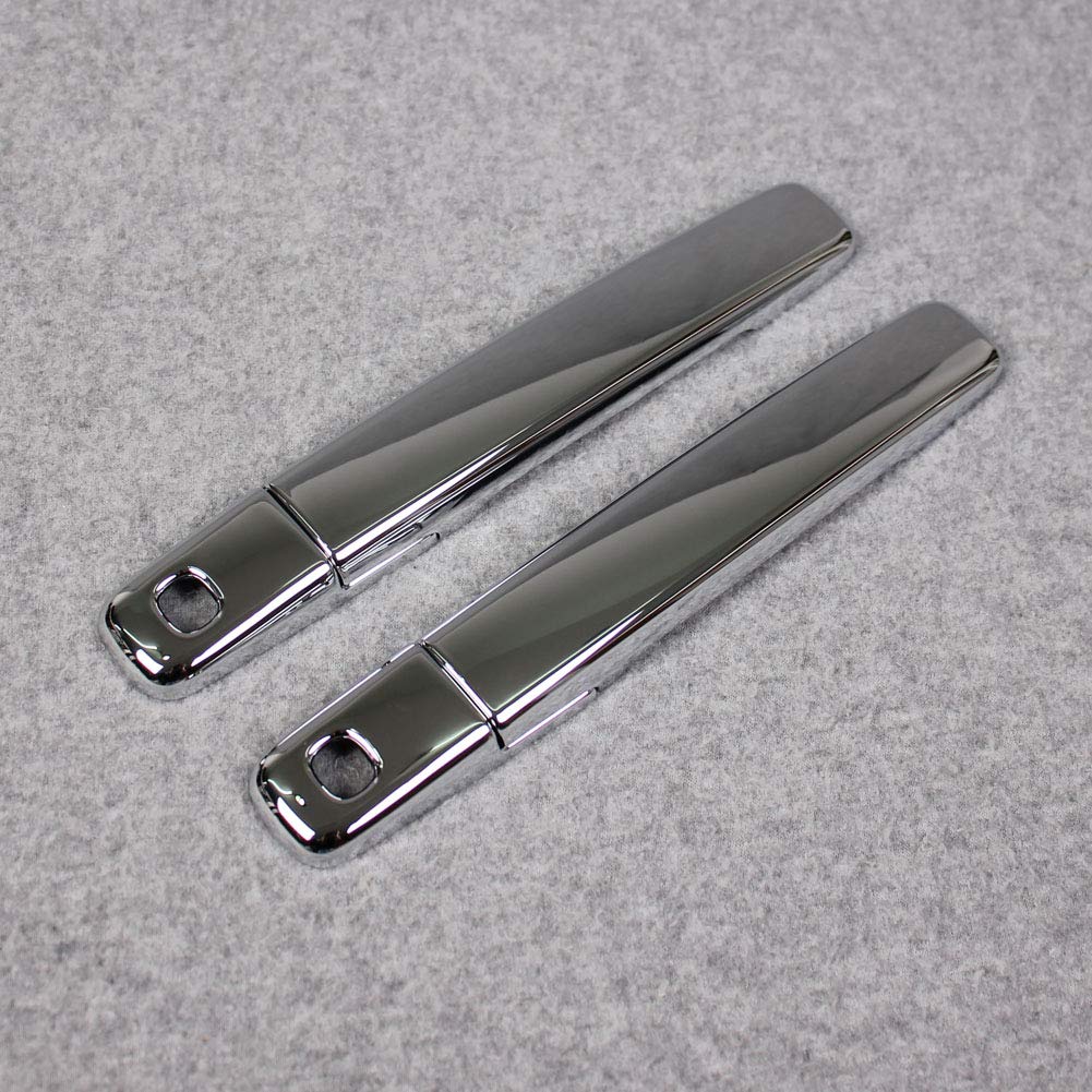 RUIQ Chrome Outer Door Handle Covers for Mitsubishi EK X and EK Wagon B30 Specially Designed for the Mitsubishi EK X and EK (Full Coverage) Series.