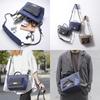 Hakuba OUTDOOR PRODUCTS Rope Camera Shoulder Bag AZ Medium, Navy, Easy to Use Everyday, Water-Repellent, Lightweight, AMZODRCSBMNV 4977187005738