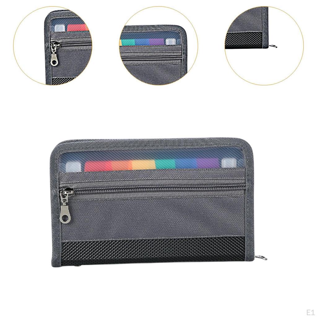 Accordion File Organizer Document with Zipper Expanding Folder for Schools