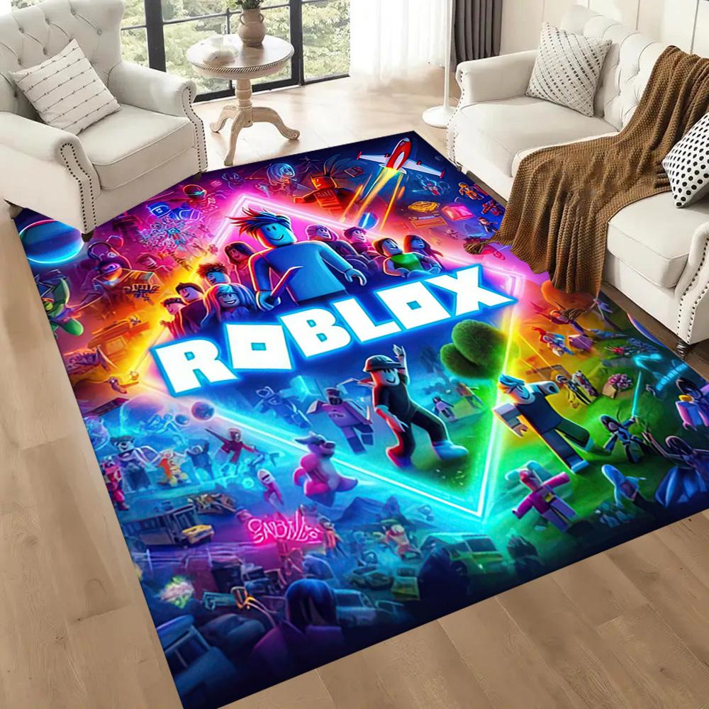 Roblox Square Rugs Are a Great Choice for Living Rooms, Bedrooms, Home Décor, and As Gifts