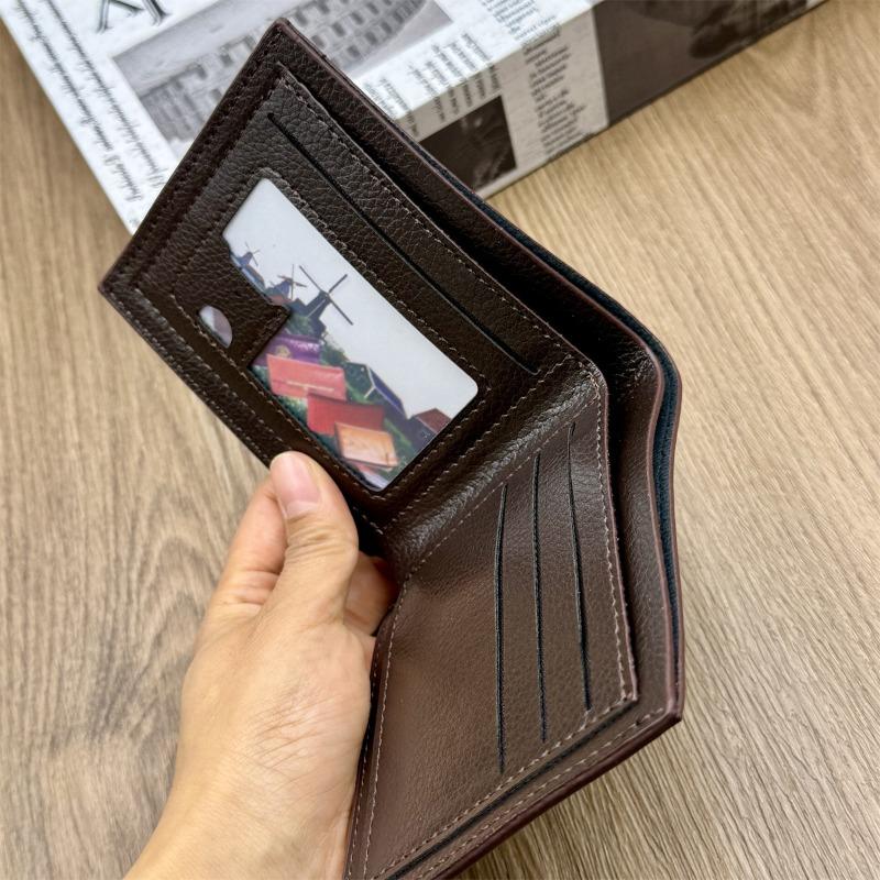 Men's Wallet, Lychee Pattern, Multi-card Position, Large-capacity Soft Wallet, Hot-selling.