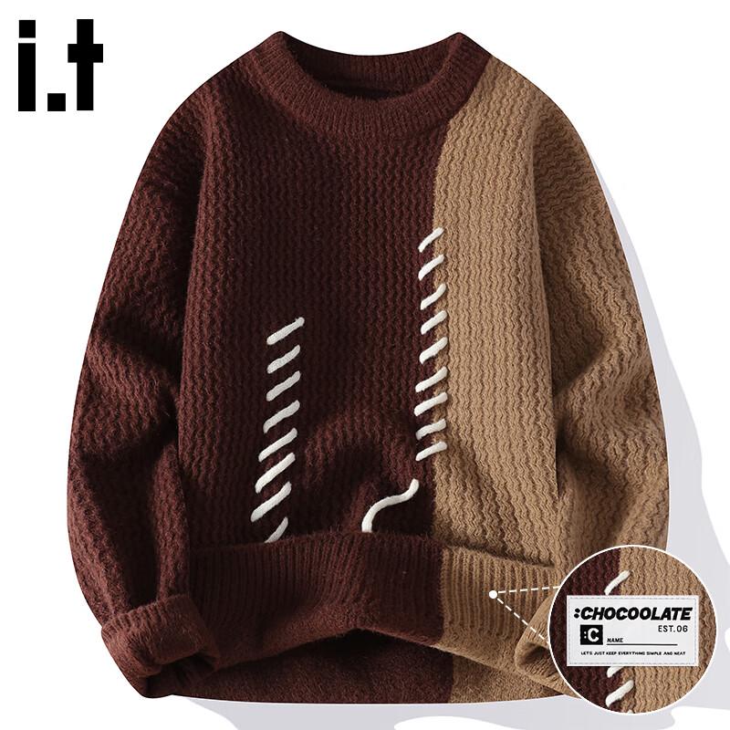 CHOCOOLATEit Trendy Color-block Knit Sweater