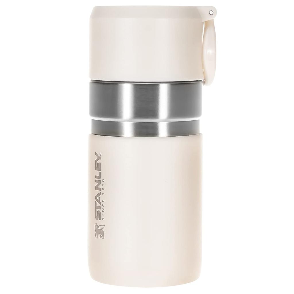 STANLEY Go Series Vacuum Insulated Stainless Steel Water Outdoor Water Warranty Included Japanese Bottle, 0.28L, Cream, Bottle, Bottle, (Official