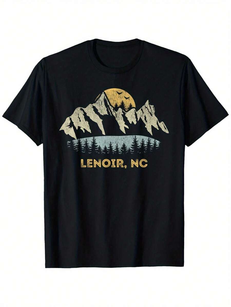 

Lenoir North CaroMIANa Mountain Sunset Sunrise NC Unisex T-Shirt XXL