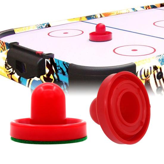 Air Hockey Pushers Universal Ergonomic Design Fine Workmanship Table Hockey Game Plastic Pushers for Gaming