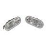 Replacement Part Clear Side Marker Light Smooth Lens For VW Volkswagen Golf MK4