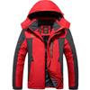 Winter Men's Outerwear Jackets Thick Velvet-Lined Windproof and Warm Mountaineering Jackets Skiing Suit