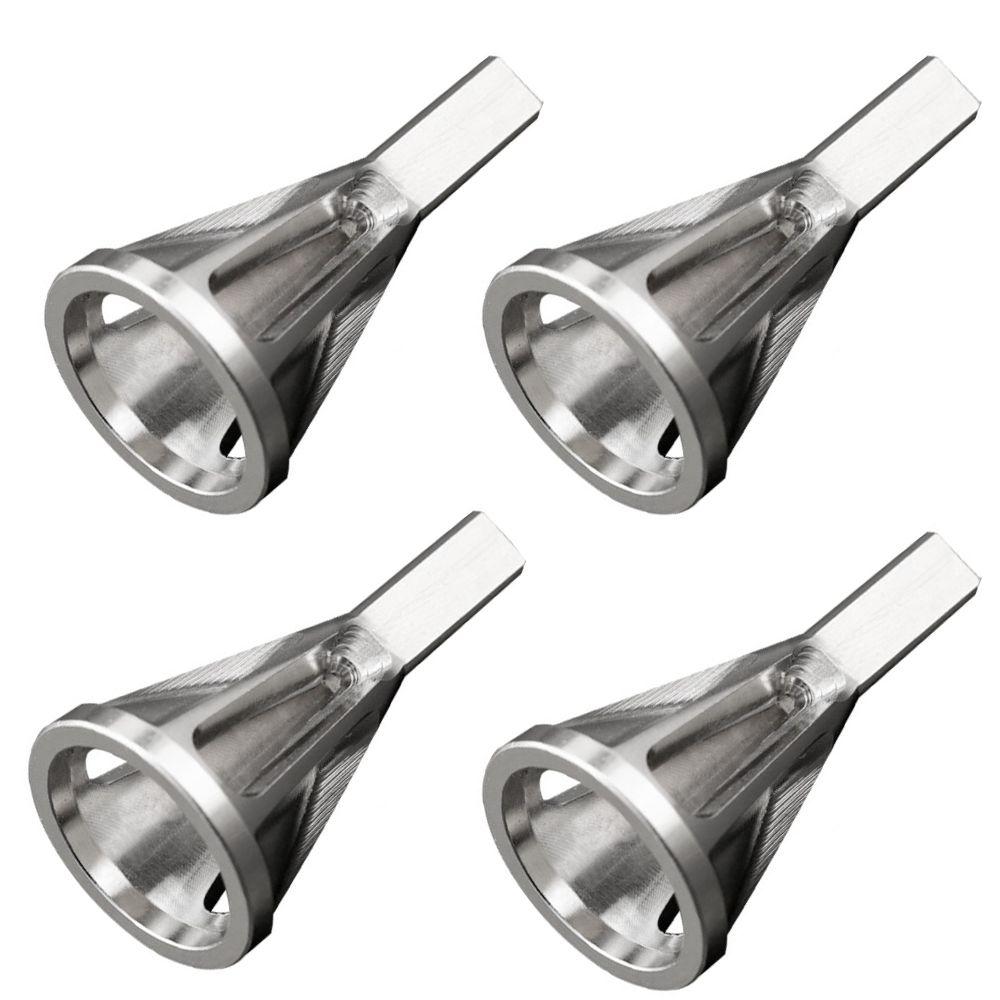 4 Pcs Stainless Steel External Chamfering Tool Drilling Remove Burr Tools  Excluding Rounding
