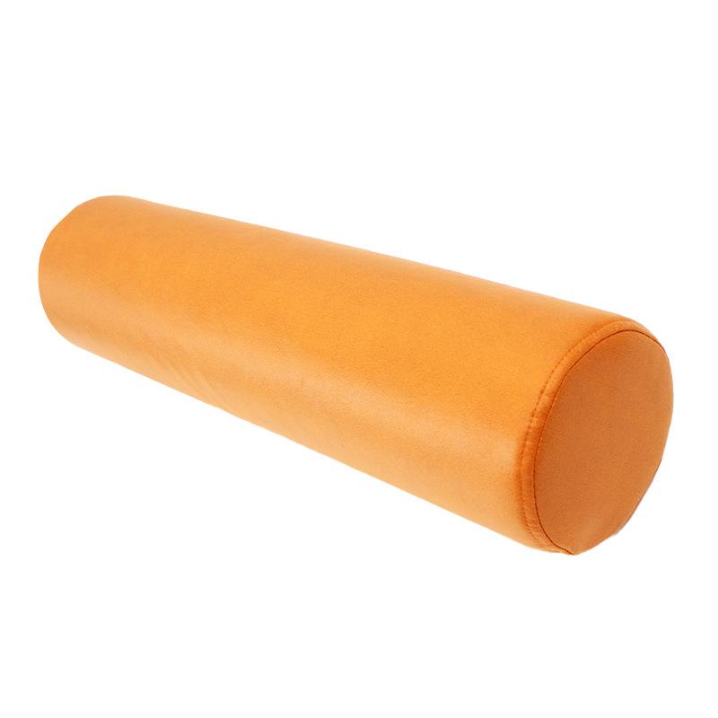 Solid Color Cylinder Pillow for Back Neck Legs Orthopedic Lumbar Support Cushion for Office Sofa Bed Sleeping Maternity Comfort