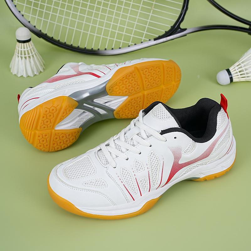 Professional Badminton Shoes New Men's and Women's Breathable Table Tennis Sneakers Badminton Training Shoes Student Feather Tennis Shoes
