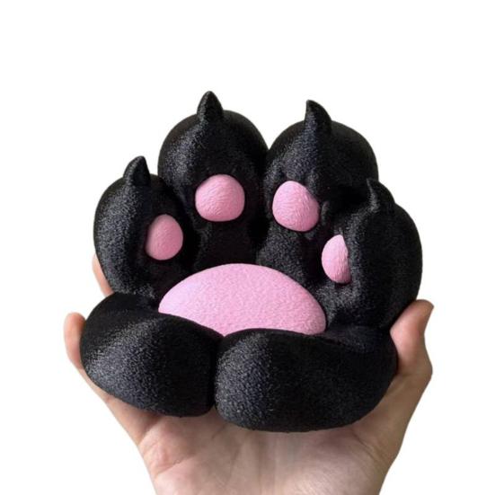 Cat Paw 3D Printed Phone Stand Desktop Holder for Cell Phone Tablet Foldable Portable Phone Mount for Office Home Travel