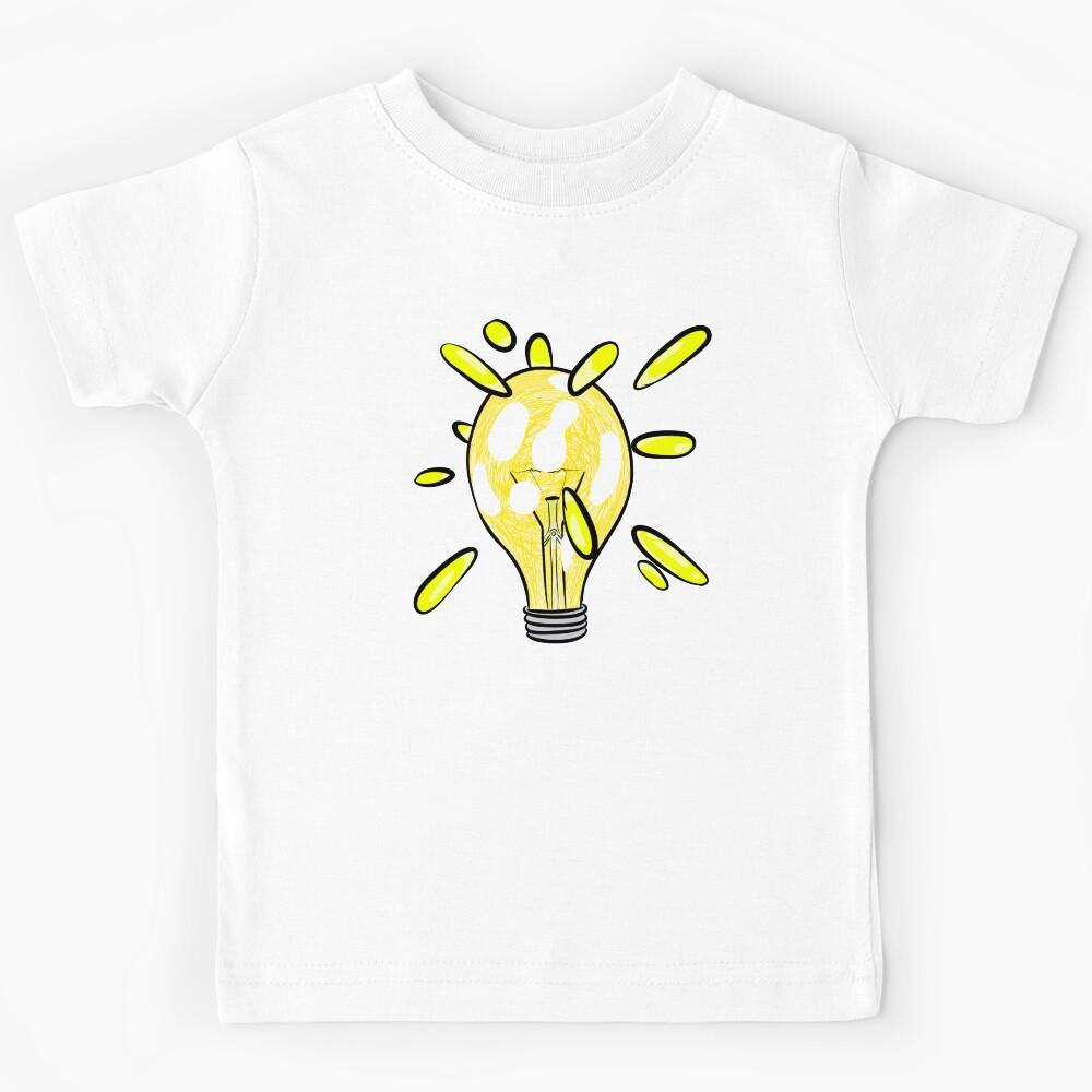 Lightbulb pattern design Kids T-Shirt 170