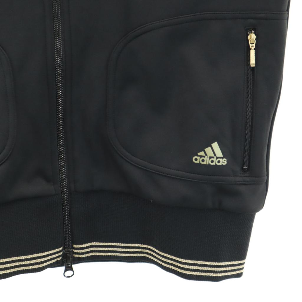 adidas Zip hoodie M Black Jersey Women Used