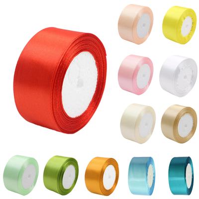 Roll Ribbon 1 Roll 40mm 22 Meters Silk Satin Ribbon Wedding Party