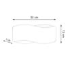 Applique Tila 1 G9 Blanc Sollux Sl.1017