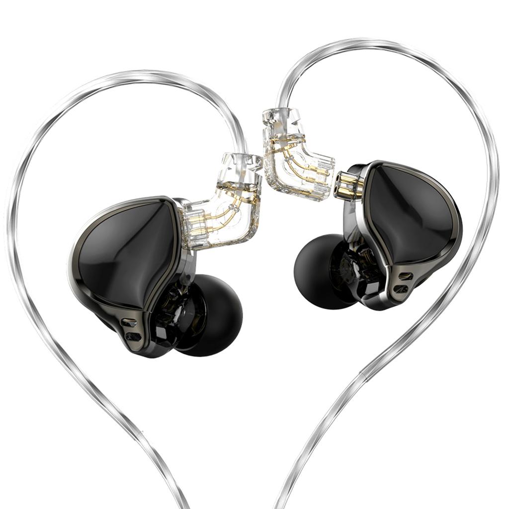 In-ear Wired Earphones Monitor Headphones HIFI Professional   Beryllium-coated Dynamic Unit Headphones Line Control Bass Music Can be Wireless