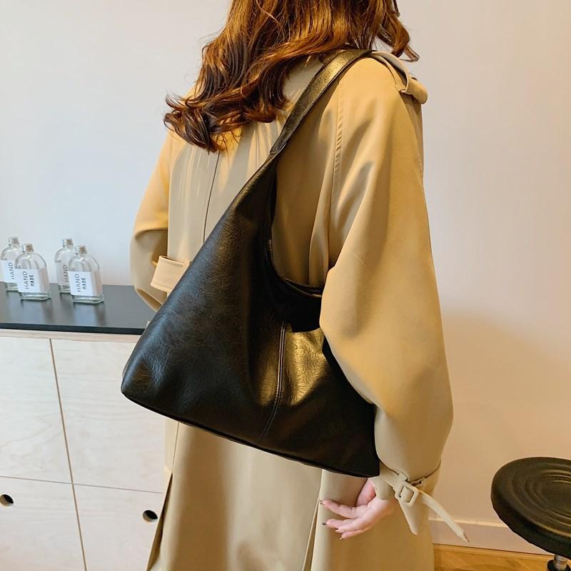 Simple Niche Design Large Bag Large Capacity Women's Bag 2025 Autumn Model Foreign Style Tote Bag Fashion Shoulder Bag