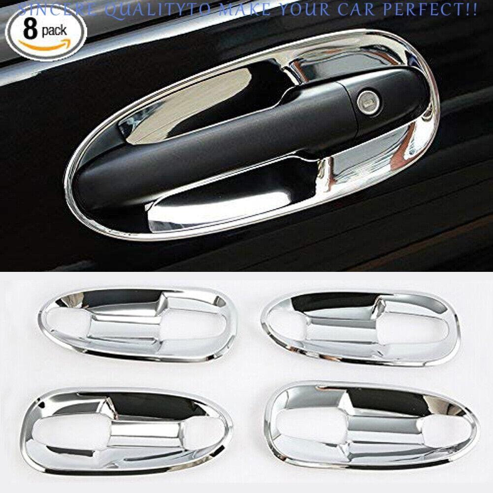 4pcs ABS Chrome Car Door Bowl Cover Trim For Mercedes-Benz Metris Vito 2016-2020