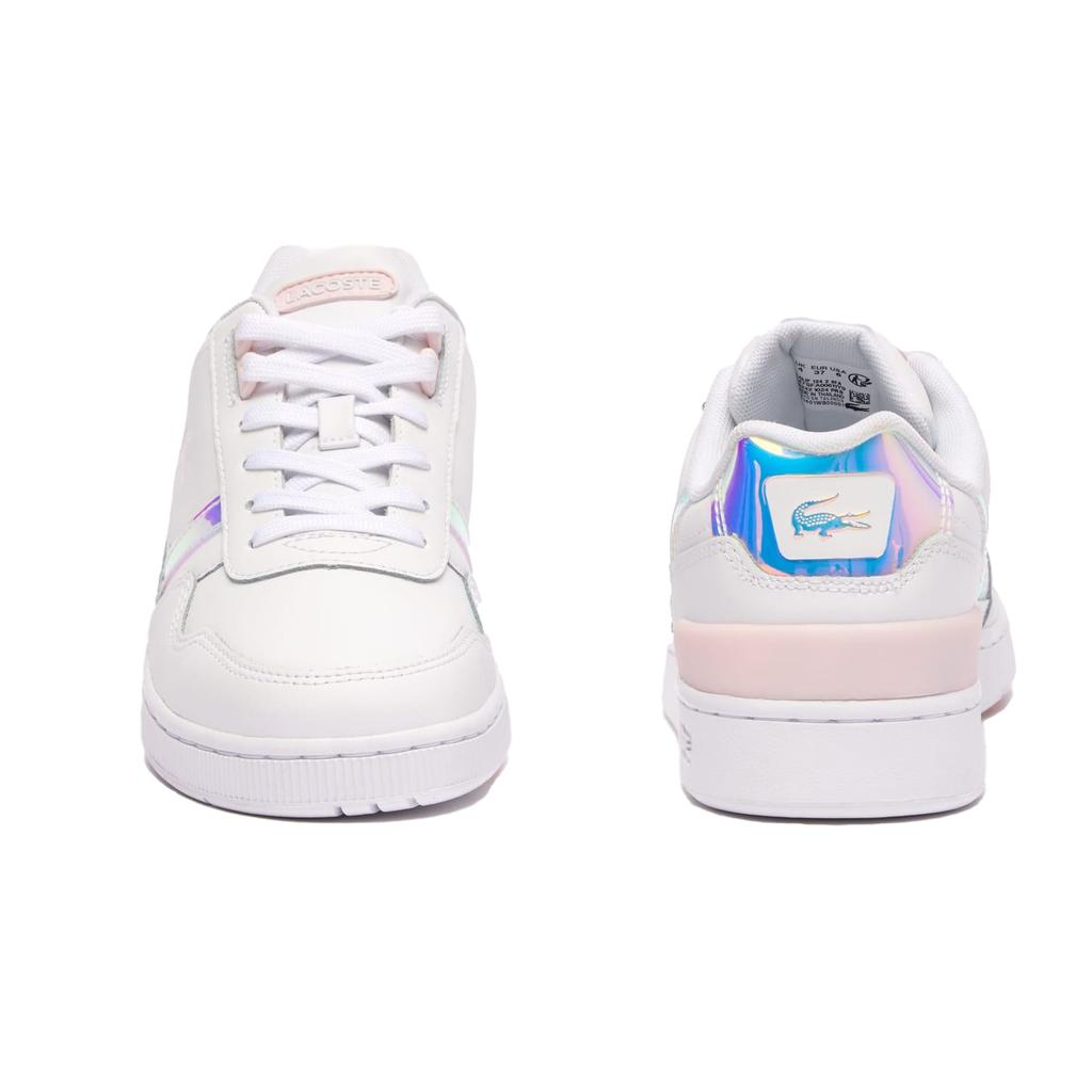 Lacoste Womens/Ladies T-Clip Leather Trainers