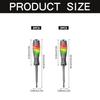 2-in-1 Electric Tester / Magnetic Screwdriver (pack 4) - Neon Voltage Tester Pen, Phillips and Slot Tips