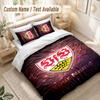Custom Name Bedding Set 3 PiecesVfB Stuttgart FC Print Duvet Cover + 2 Pillowcases Soft Bed Decor