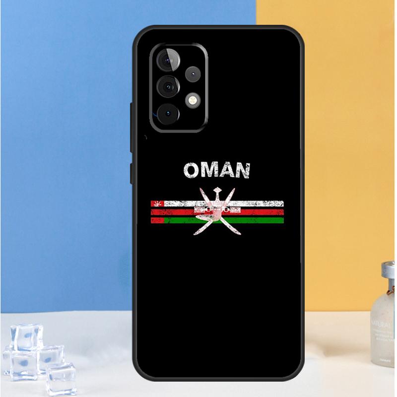 Omani Emblem Oman Flag passport Cover For Samsung Galaxy A54 A34 A14 A32 A22 A12 A13 A23 A33 A53 A73 A51 A71 A52 Case