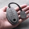 5 Buttons Leather Car Remote Key Case Cover For Nissan X Trail T32 2020 Rogue Patrol Murano Htrail Maxima Altima Sentra Qashqai
