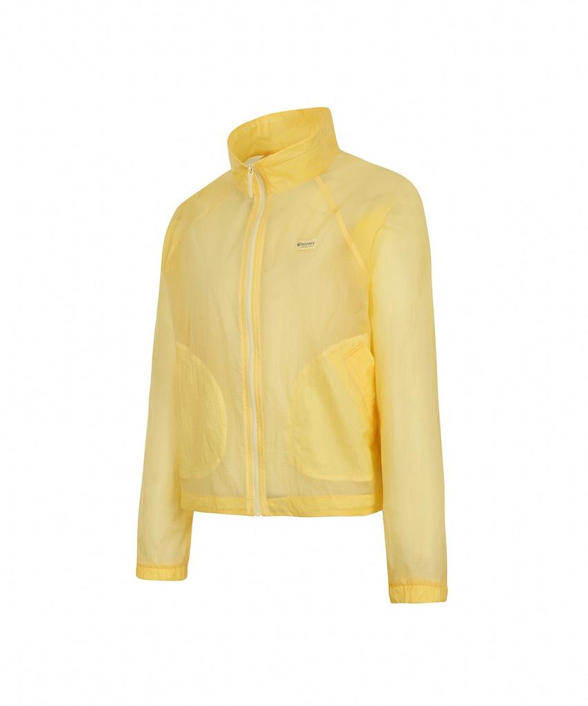 Discovery Expedition Women'S Freshvent Ultra-Light High-Neck Windbreaker (L/Yellow)
