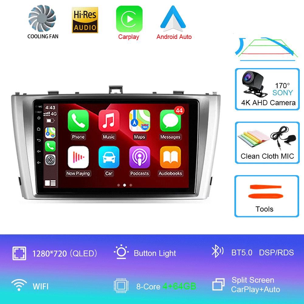Car Radio Android 14 For Toyota Avensis T27 2009 - 2015 Navigation GPS Multimedia Player Stereo wifi+4G Carplay Auto Video 2din