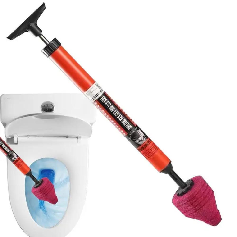 High Pressure Air Plunger Toilet Powerful Unclogger Tool with Ergonomic Handle Drain Clog Remover Plumbing Kit Sink Plunger