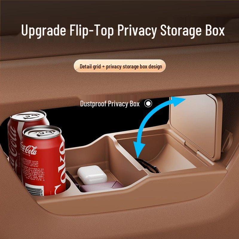 Silicone Cup Holder Organizer for Dongfeng Fengshen L8 L7 Central Control Storage Box