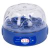 Eierinkubator 6 Eier 15W Blau mit automatischem Wender Eierkerze Display Temperaturregelung Geflügelbrutmaschine