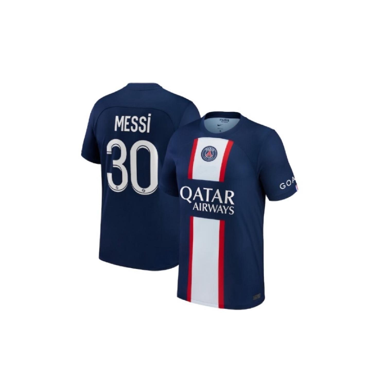 

Темно-синяя футболка для взрослых Psg Messi 22/23, темно-синяя футболка нового сезона