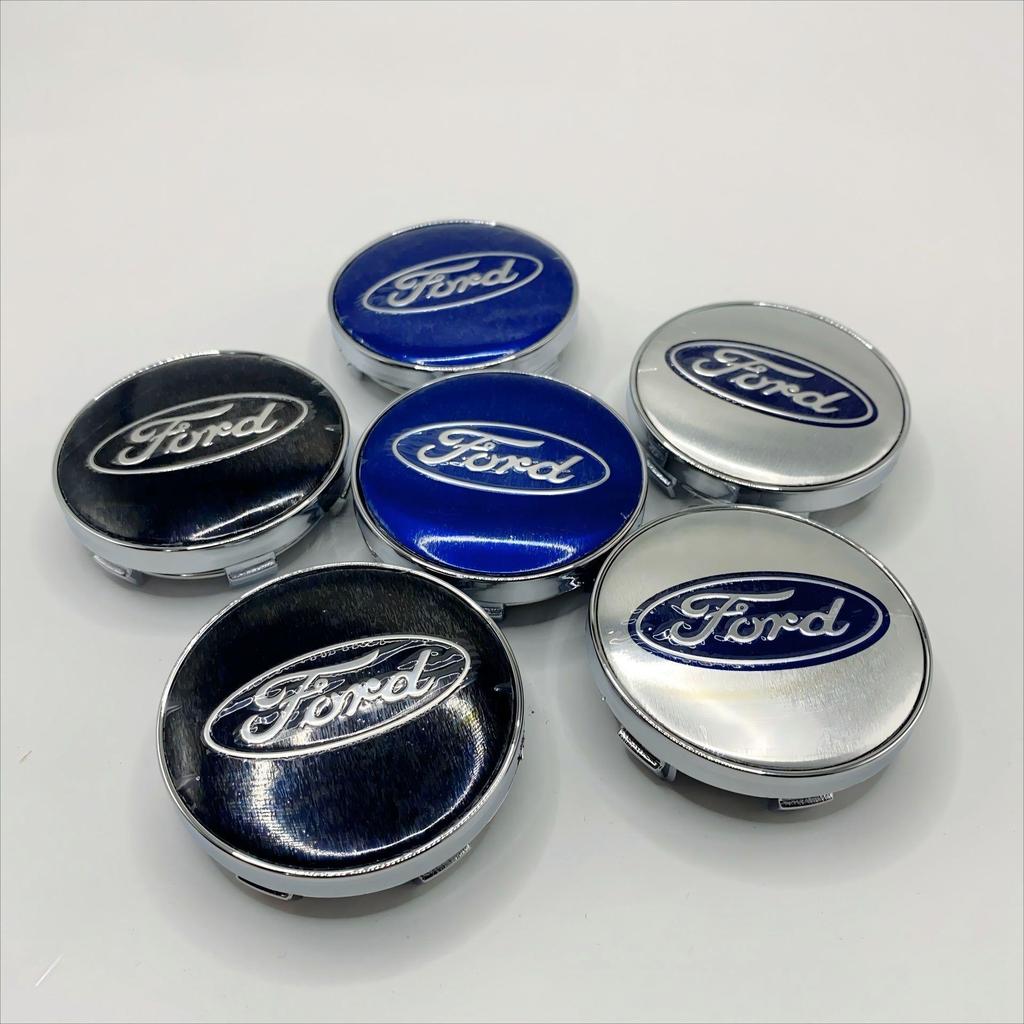 Ford 60mm Wheel Hub Center Caps - Custom Logo Cover