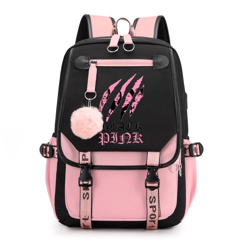 Peripheral Printing Student Schoolbag Outdoor Travel Leisure Backpack Computer Bag